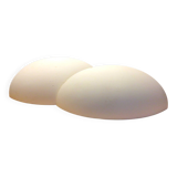 Pair of plaster wall lights