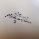 Lot vintage ceramic plates Saint Clément