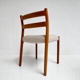 Set re upholstered Model 84 chairs by Niels Otto Møller, 1960s