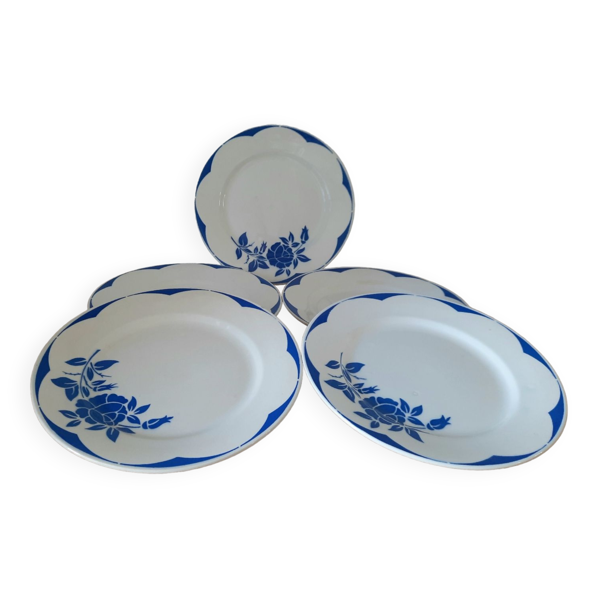Assiette plates Sarreguemines Digoin