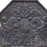Plaque cheminée XXe siecle