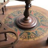 Coffee table bar world map