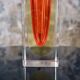 Large red Sommerso Murano vase, Italy, 1960s