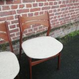 chaises en teck Erik Buch