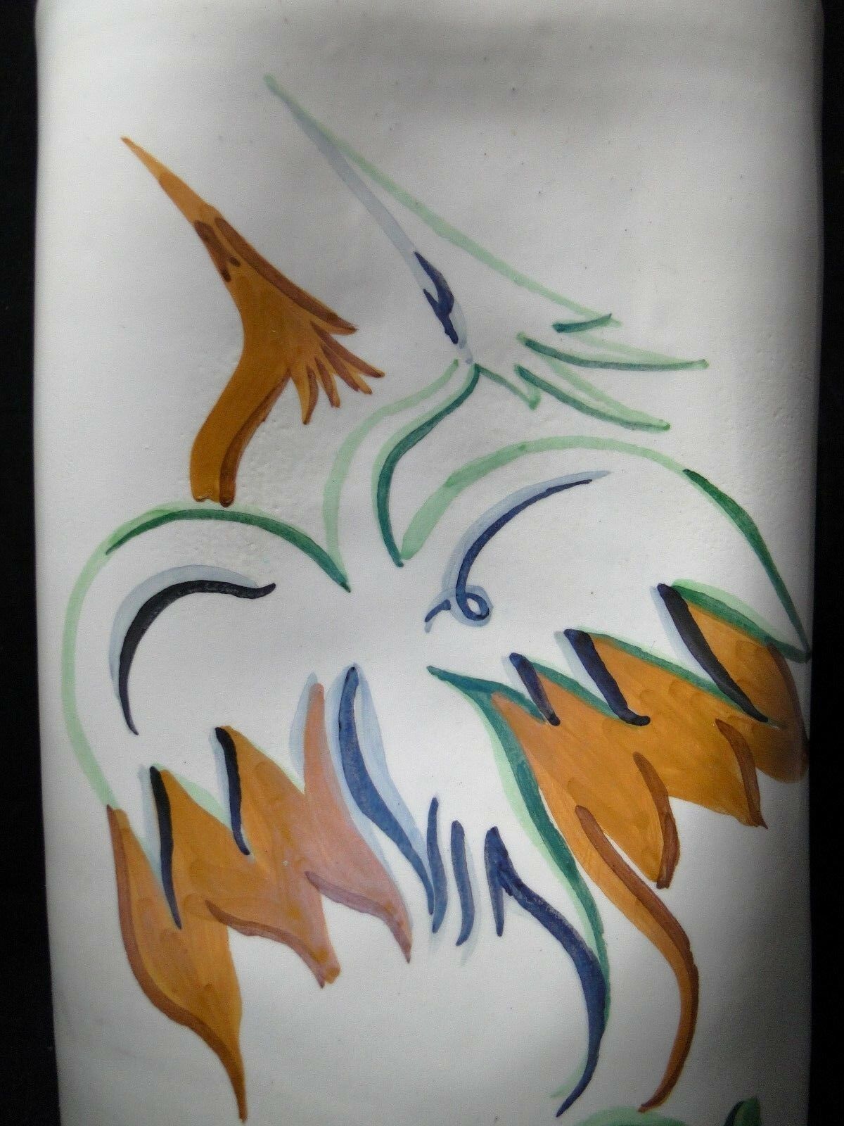 Cerart Monaco vase n° 947 with bird decoration