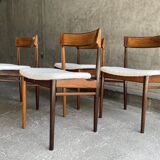 4 Danish rosewood chairs by Rosengren Hansen, 1960s