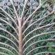 2-seat peacock rattan headboard