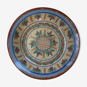 Faience de Quimper  Hb grand plat creux