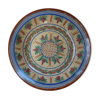 Faience de Quimper  Hb grand plat creux