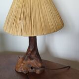 Lampe style brutaliste 1970