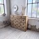 1950s pine workshop cabinet with drawers