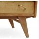 Vintage dresser 1950 solid wood compass feet