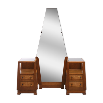 Art deco oak dressing table 1925 holland