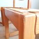 Suite de 4 chaises traineau Maison Regain années 70/80