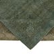 Hand-knotted anatolian antique 1970s 246 cm x 349 cm blue wool carpet