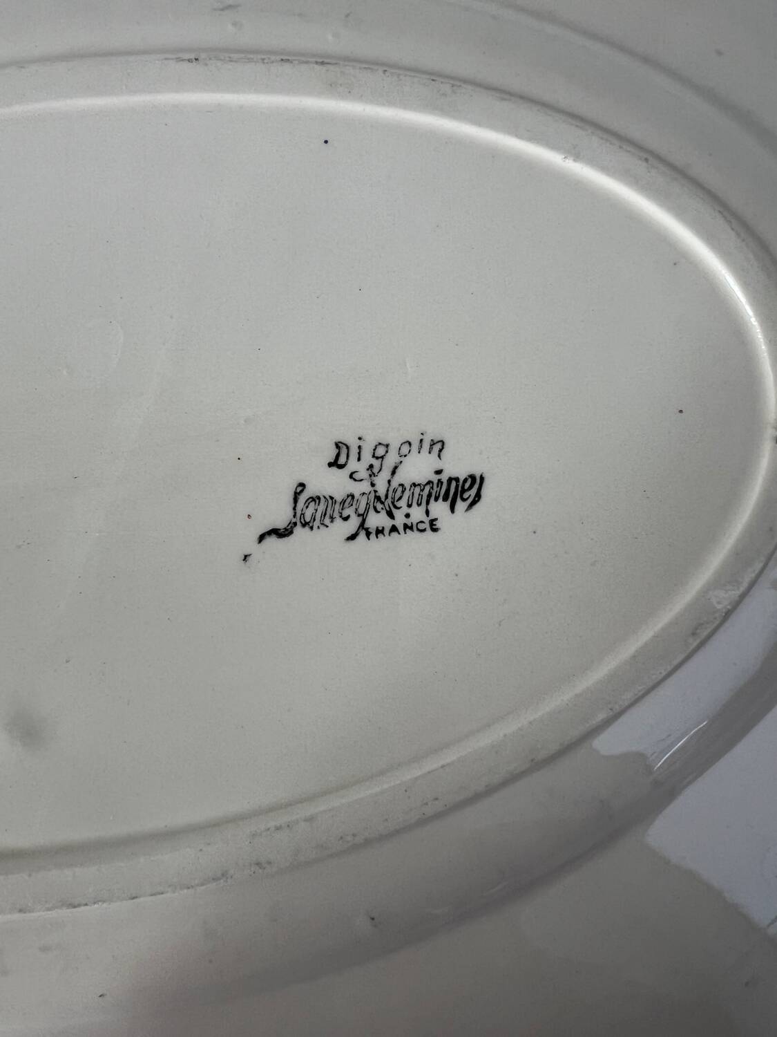 Presentation dish - Digoin Sarreguemines France