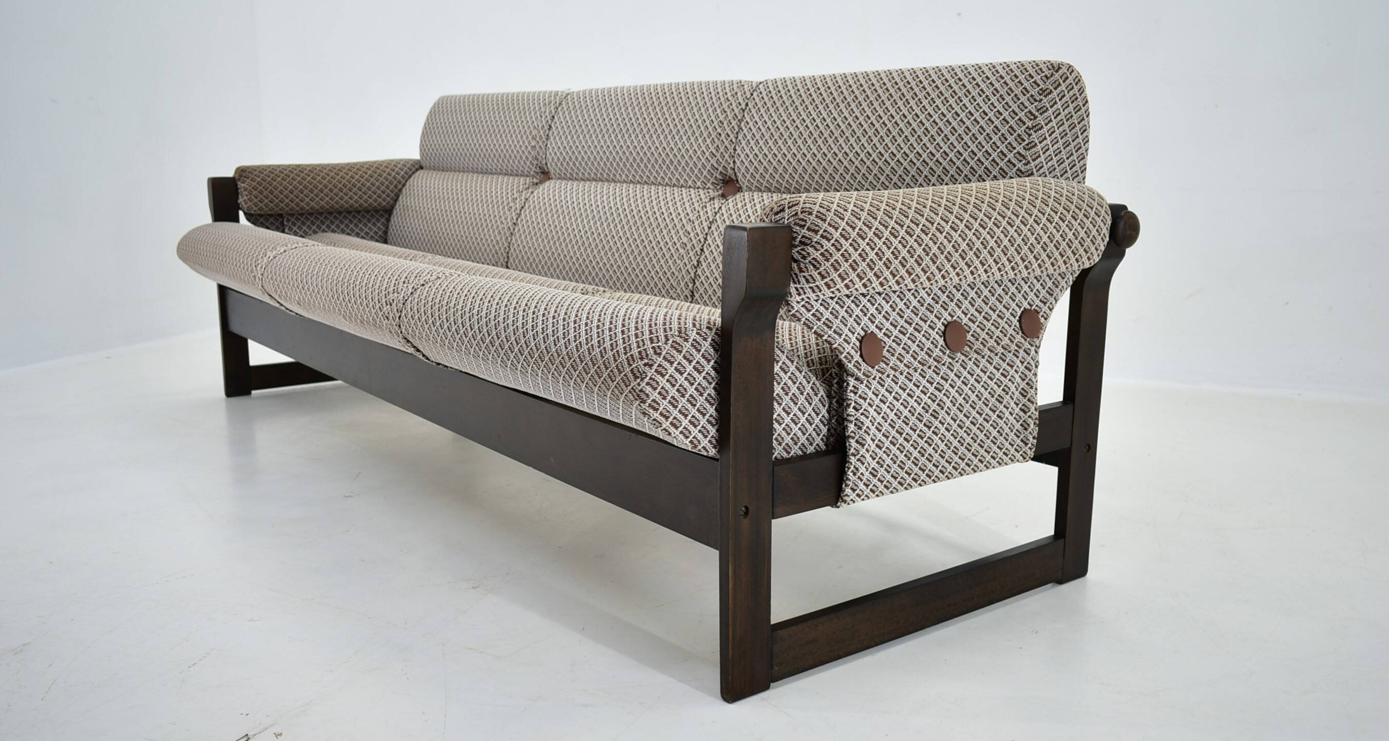 Midcentury Adjustable Sofa, Czechoslovakia,  1970s