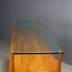 Vintage design chest of drawers veneered in cherry wood, 6 drawers, original from the 1950s