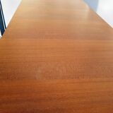 Sideboard in teck and formica black design Charles Ramos