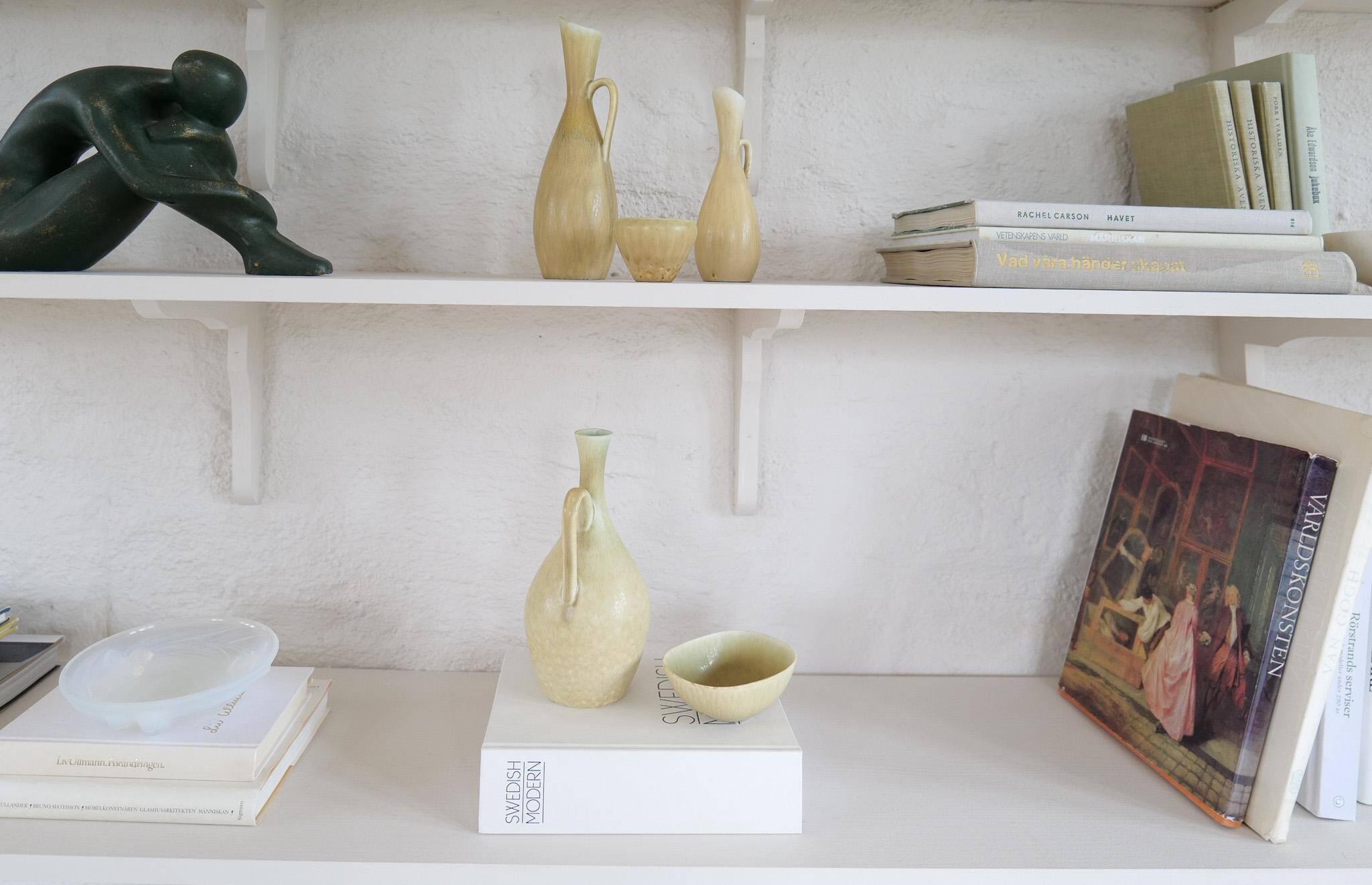 Group of 5 Mid-Century Modern Vases Rörstrand Sweden 1950