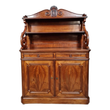 Buffet Saint Hubert au blason royal époque Napoléon III en acajou