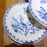 4 Gien flat plates, Chardons service 1