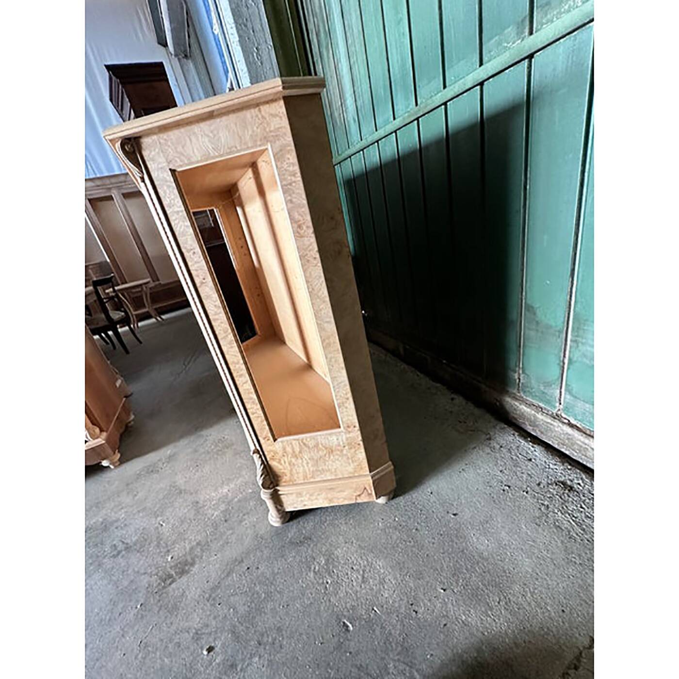 Italian Natural Cabinet With Briar Drawer