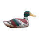 Canard (ancien appeau) en bois peint