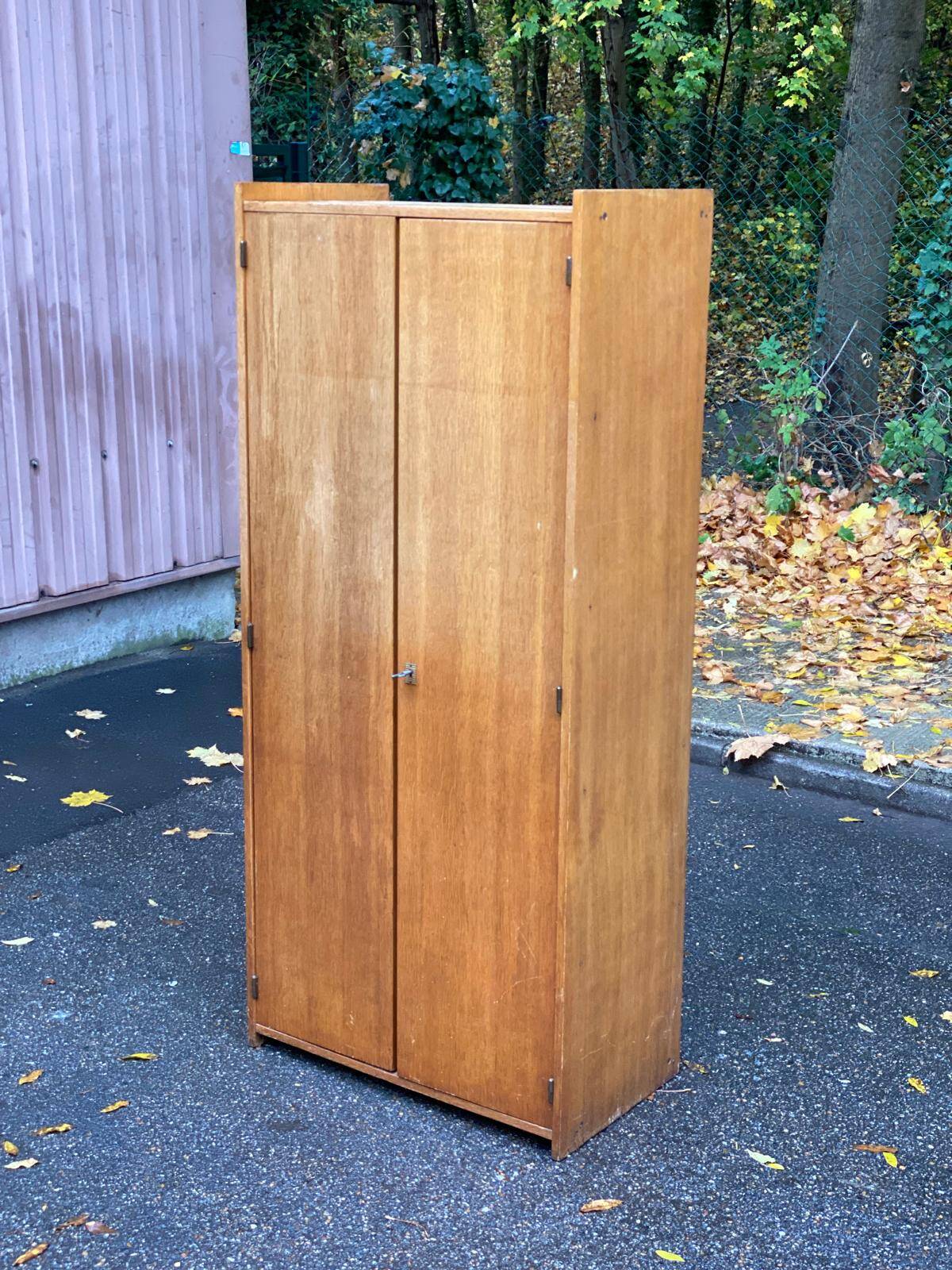 Armoire scandinave en chêne des années 60