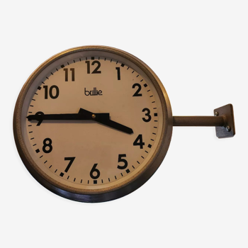 Double-sided brillie clock