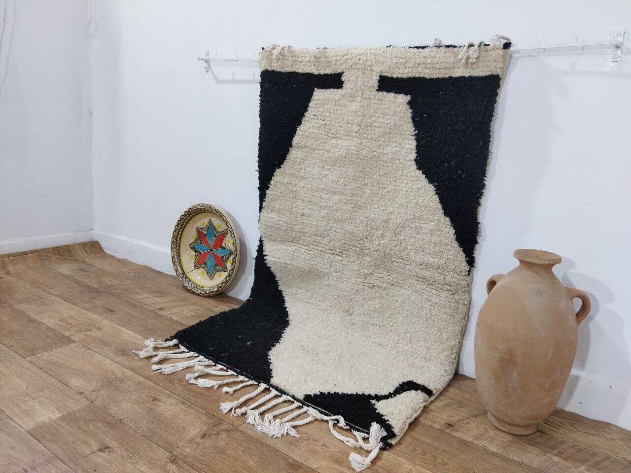 Tapis Berbère Marocain Artisanal 143 X 88 CM