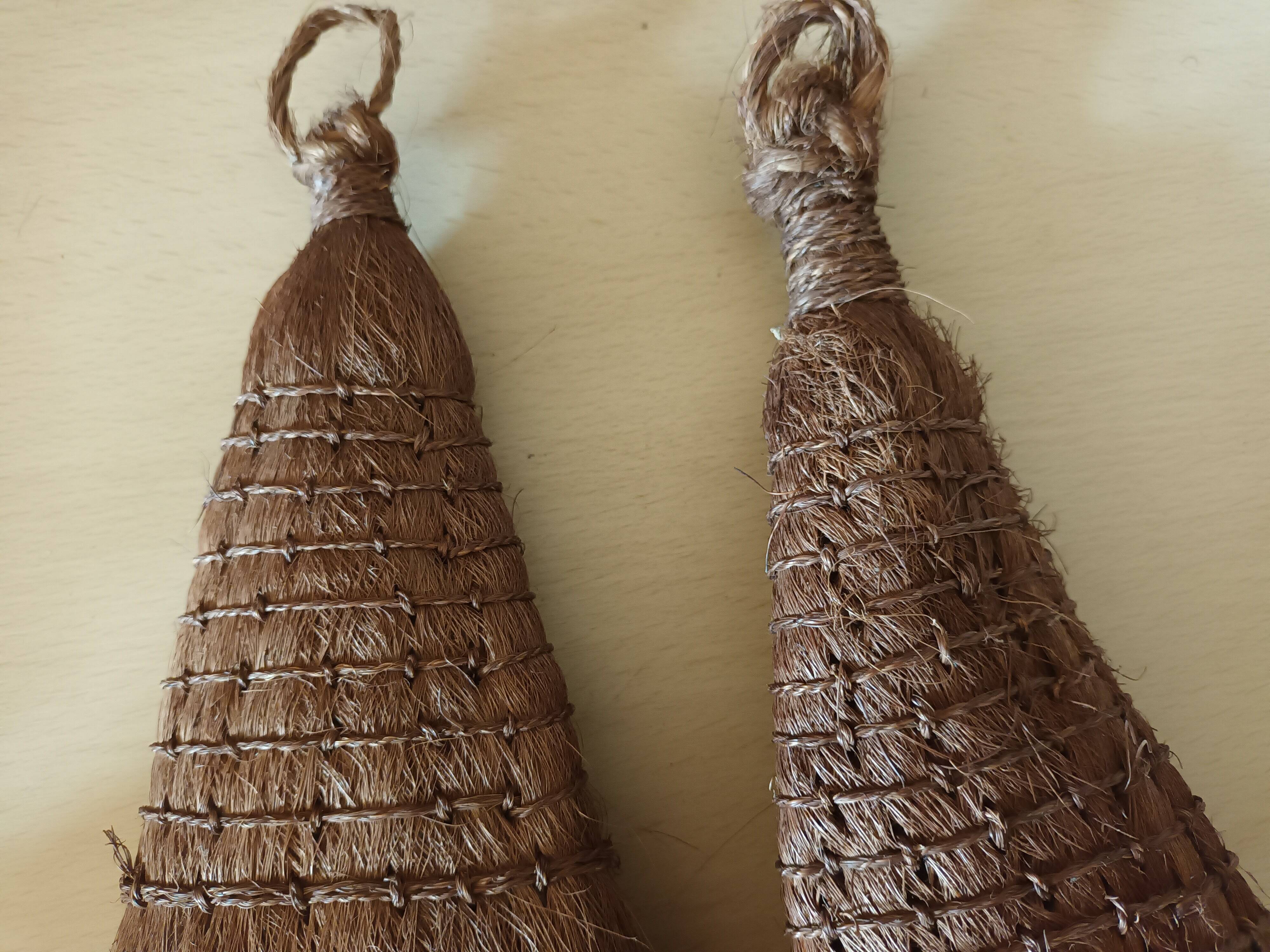 Traditional coconut brush