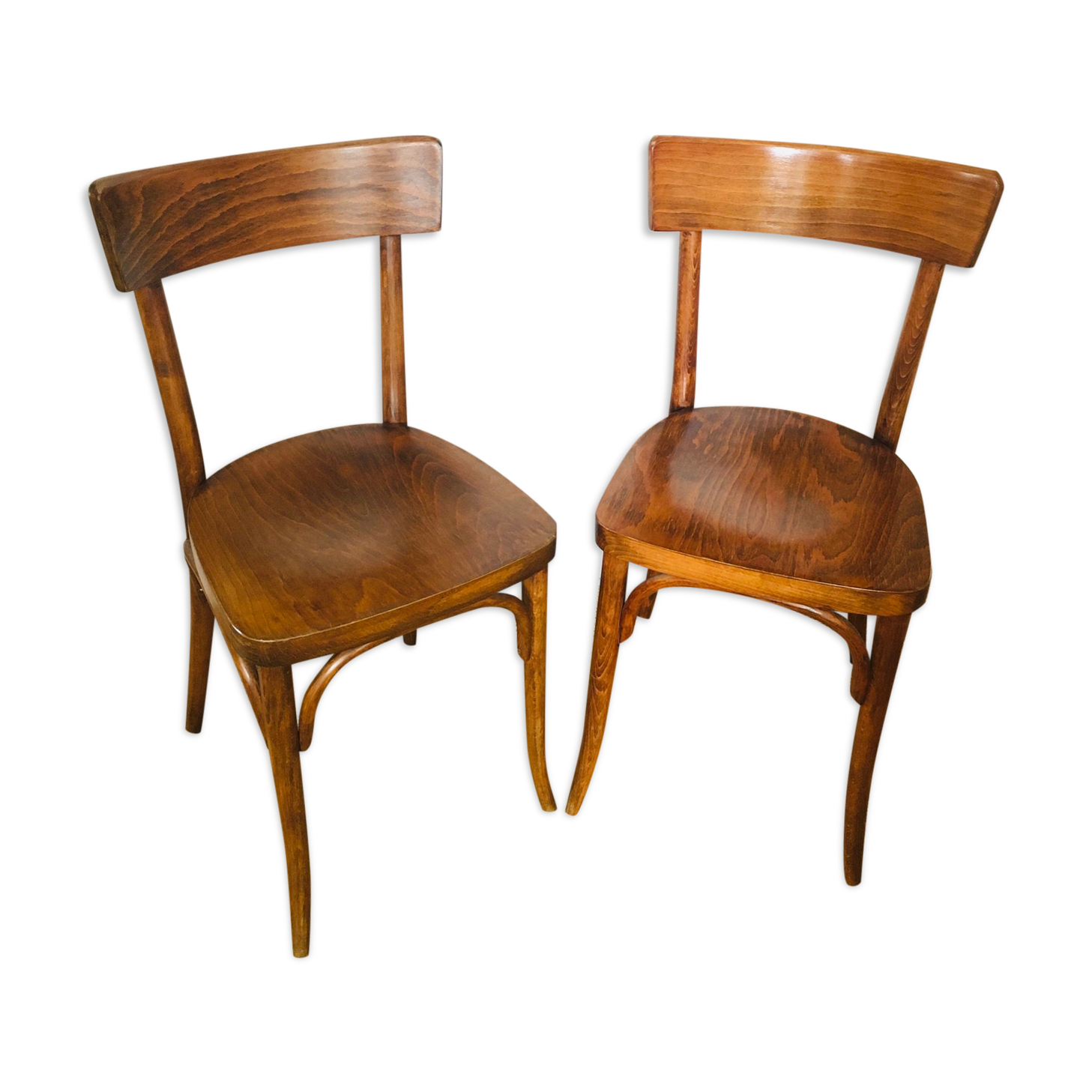 Pair of chairs bistro Thonet
