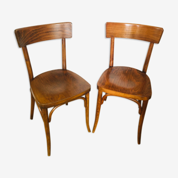 Pair of chairs bistro Thonet