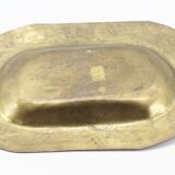 Empty moroccan brass pocket