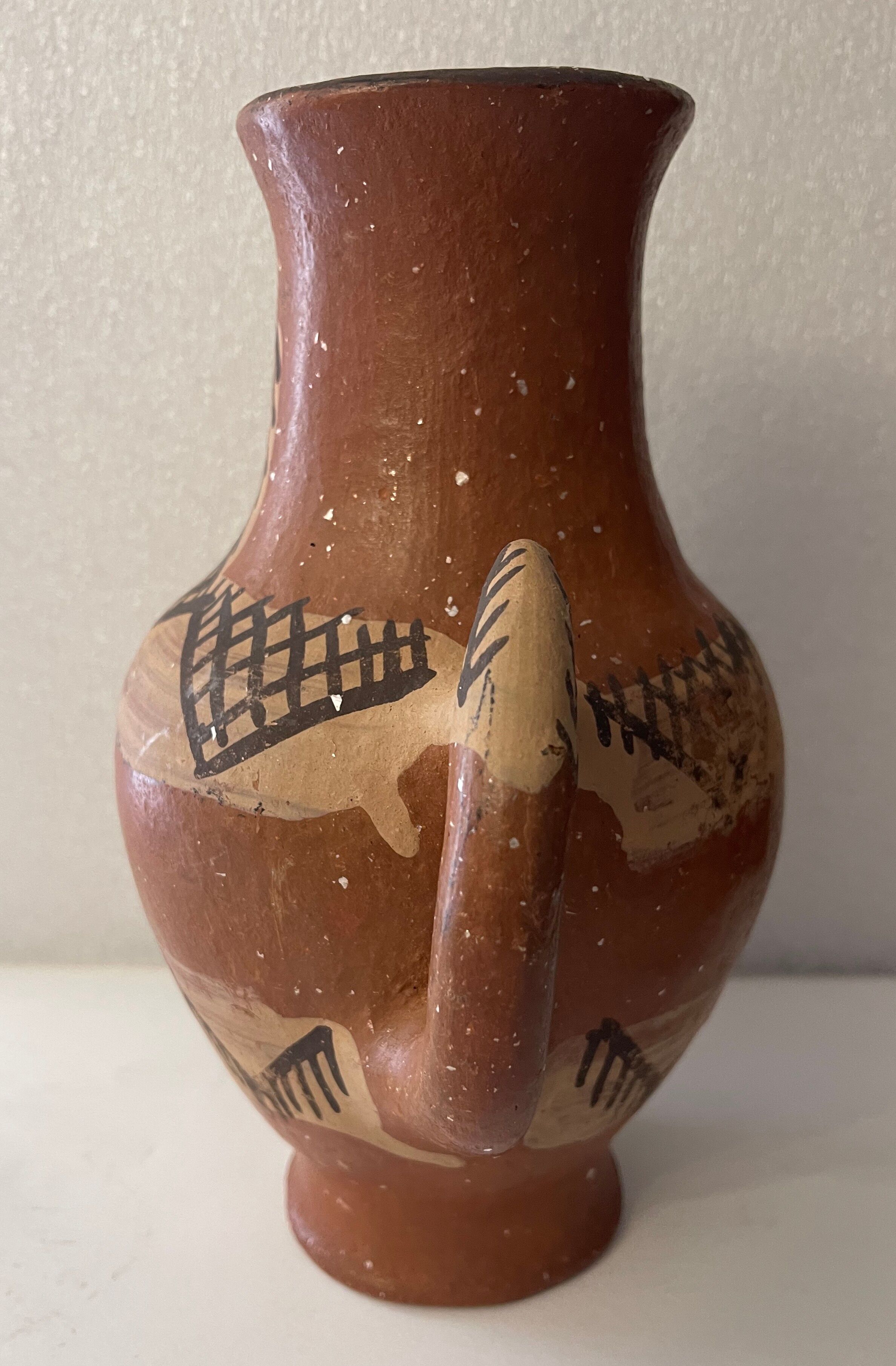 Jar Algeria, limestone and aluminum twentieth century