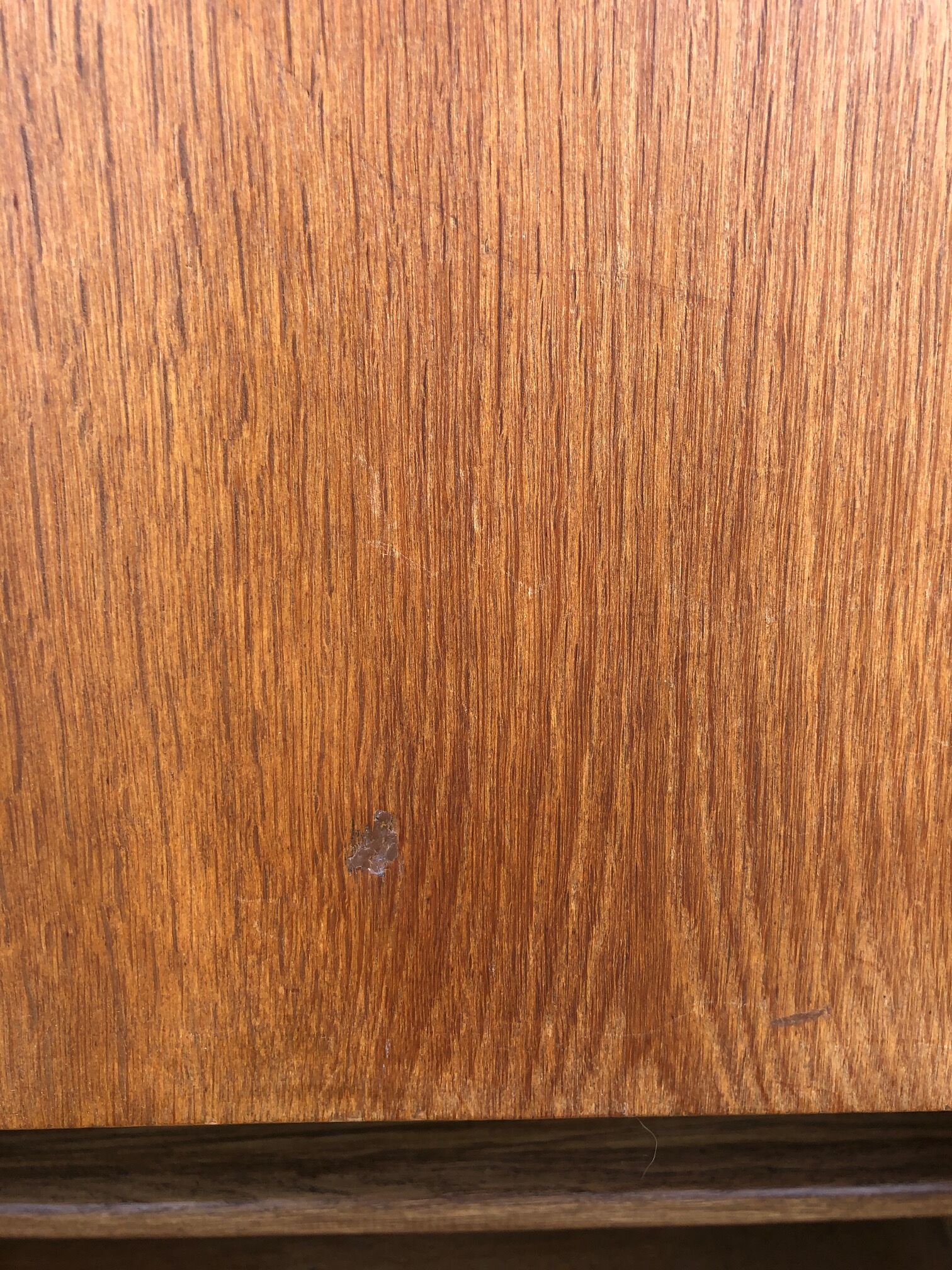 Oak writing desk by Roger Landault