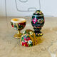 Khokloma painted eggs