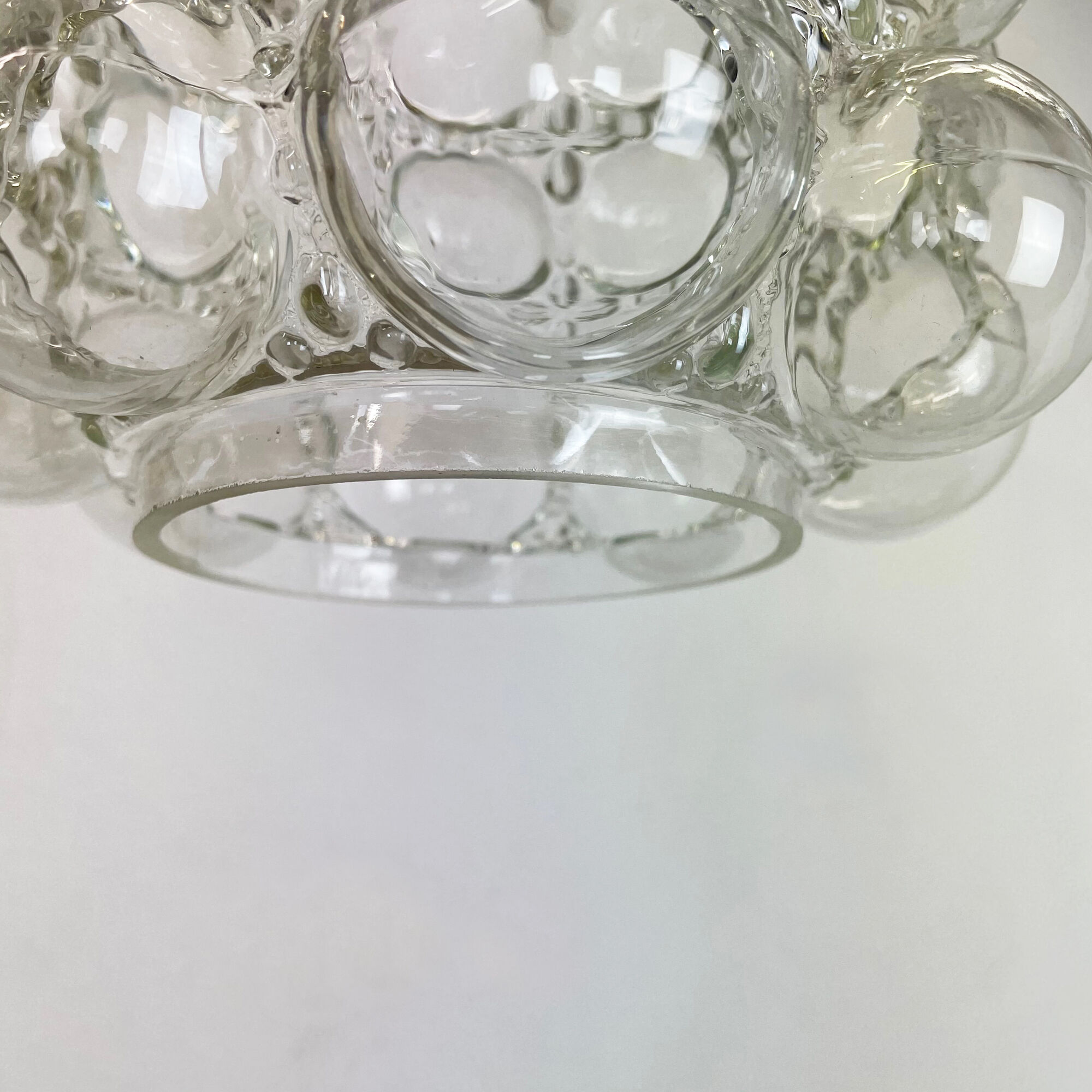 Glass bubble hanging by Helena Tynell for Glashütte Limburg, Germany 1960
