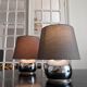 Pair of chrome lamps 1970