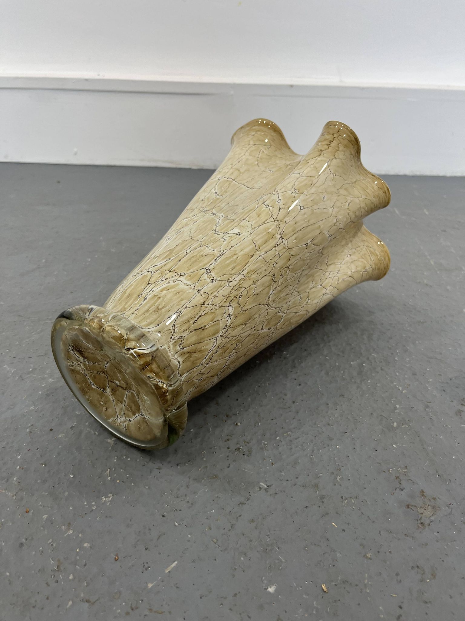 Vase fleurs, art déco, années 1950