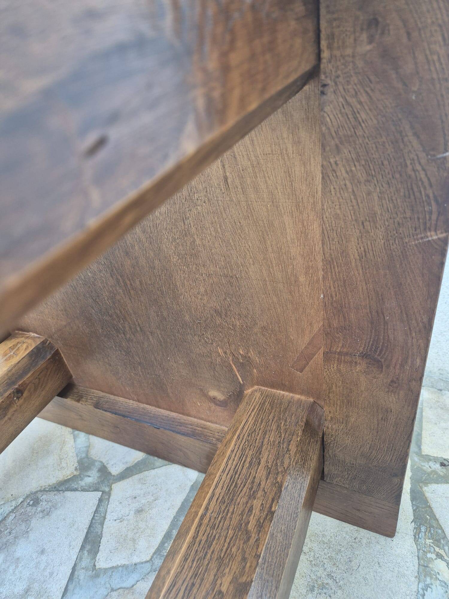 Coffee table signed P. Garnier