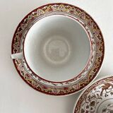 2 polychrome ironstone coffee cups Choisy le Roi