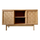 2-door sideboard in woven oak and lupin oak