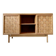 2-door sideboard in woven oak and lupin oak