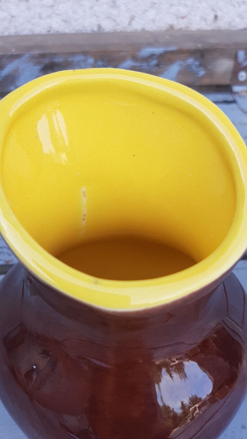 Vase en grès émaillé Poet Laval années 60