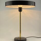 Brown and gold table lamp Timor 69 by Louis Kalff for Philips