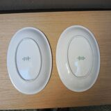 2 Anciens Petits Plat Oval - Rheinpfalz Hartporzellan Germany