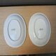 2 Old Small Oval Dishes - Rheinpfalz Hartporzellan Germany