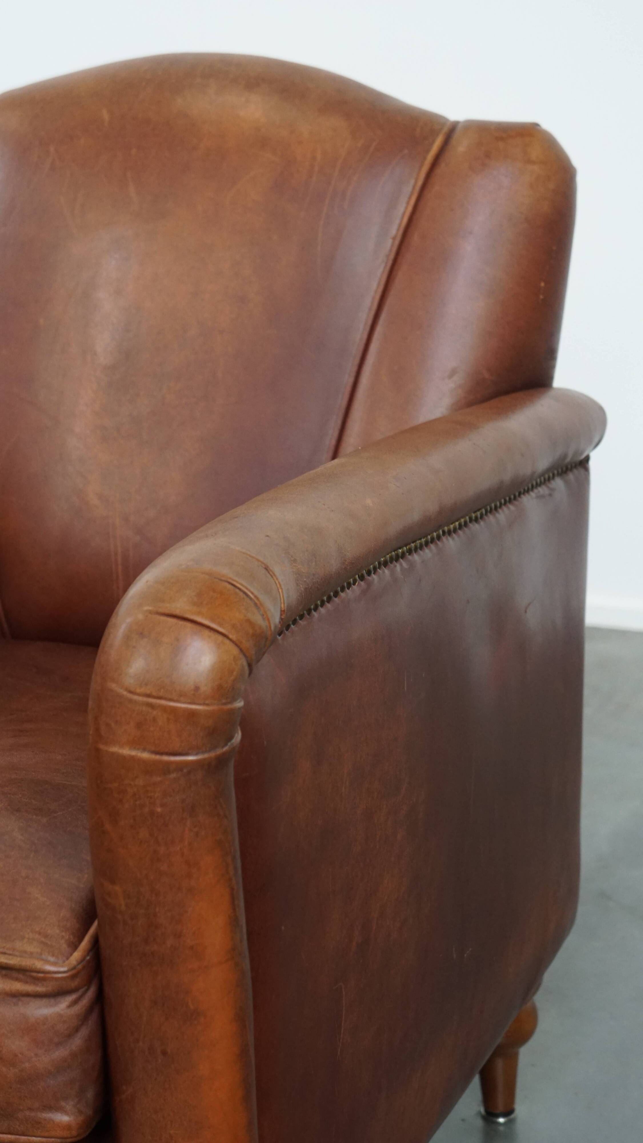 Sheepskin Art Deco Armchair